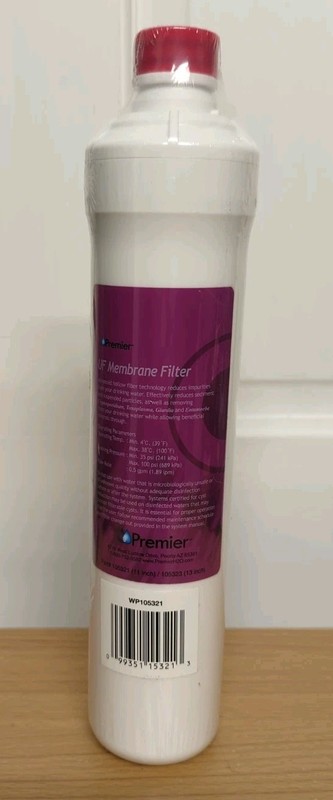 Premier UF Membrane Water Filter WP105321 Purple SEALED!