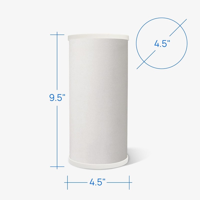 Heavy Duty Water Filter 10 x 4.5 Inch 25 Micron Compatible with Multiple Systems gallery
