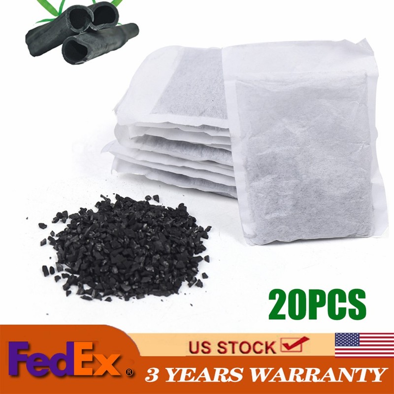 Activated Charcoal Carbon Filter in 20 Bags Packs For Pure Water Distiller SALE