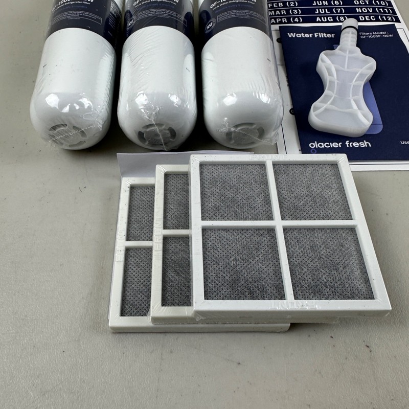 3 PACK GLACIER FRESH GF-1000P-NEW LT1000PC Refrigerator Water and Air Filter gallery