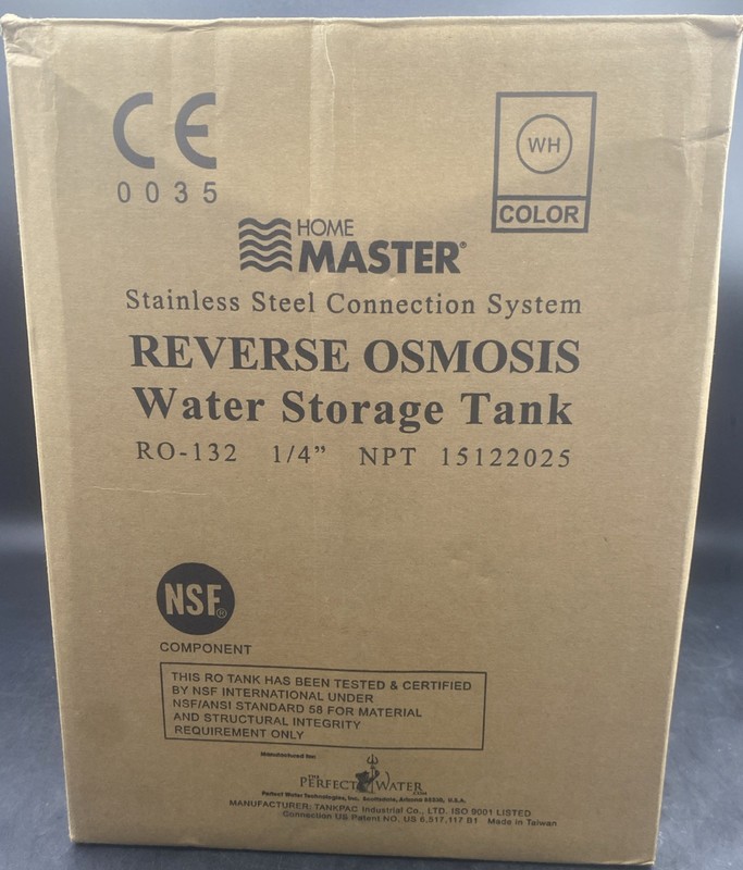 Home Master RO-132 Reverse Osmosis Water Storage Tank 3.2 Gallon w/ Stand NEW