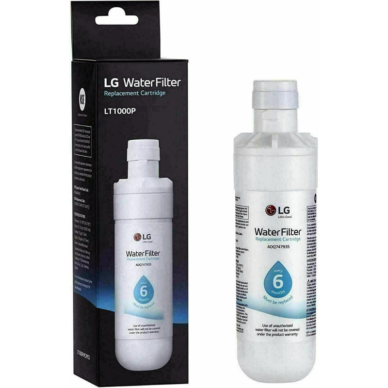 2 Pack For LT1000P ADQ747935 Refresh Refrigerator Ice Water Filter