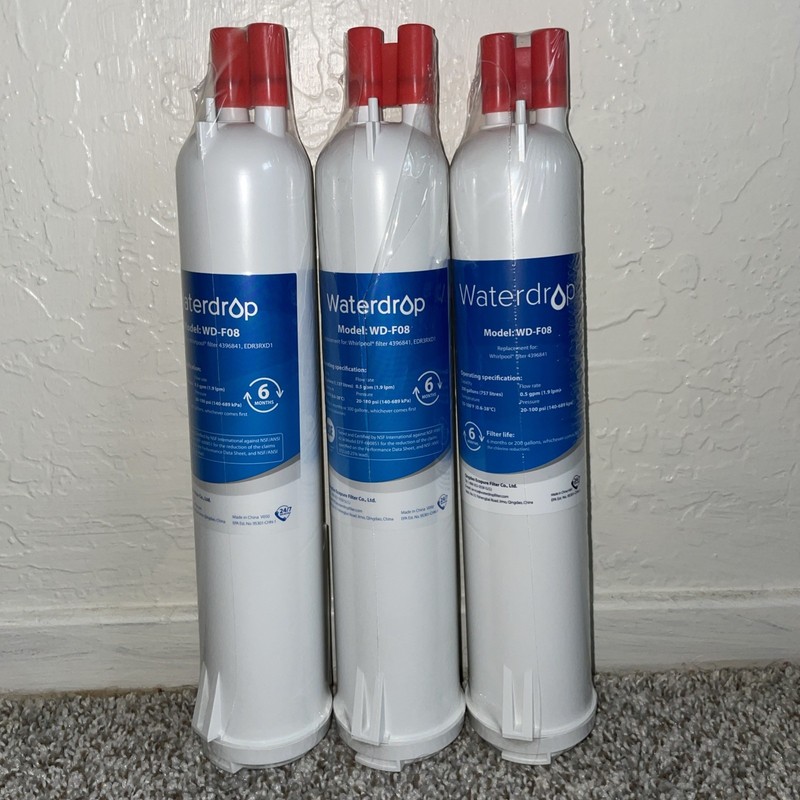 NIP Waterdrop WD-F08 Water Filter (3 PACK) FACTORY SEALED
