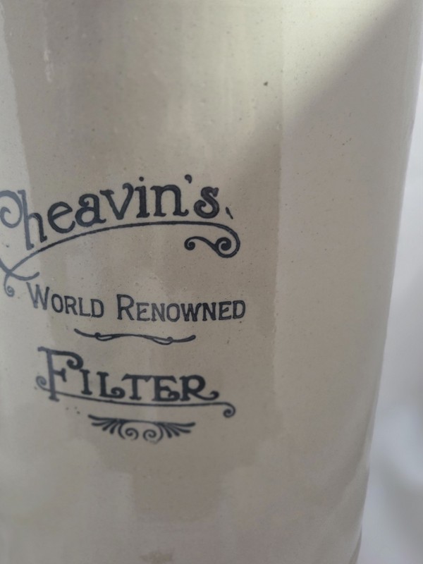 Antigue Cheavin's World Renowned Victorian Water Filter. Complete with all parts gallery