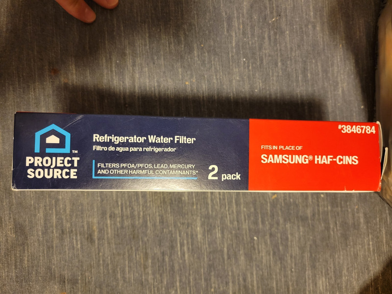 Project Source 2-Pack 6-Month Twist Refrigerator Water Filter S-2-2 #3846784 gallery