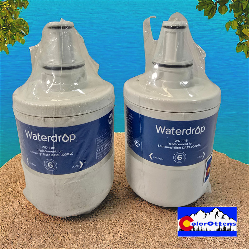 2 Pack Waterdrop®️ WD-F11B For Samsung®️ DA29-00003G Refrigerator Water Filter