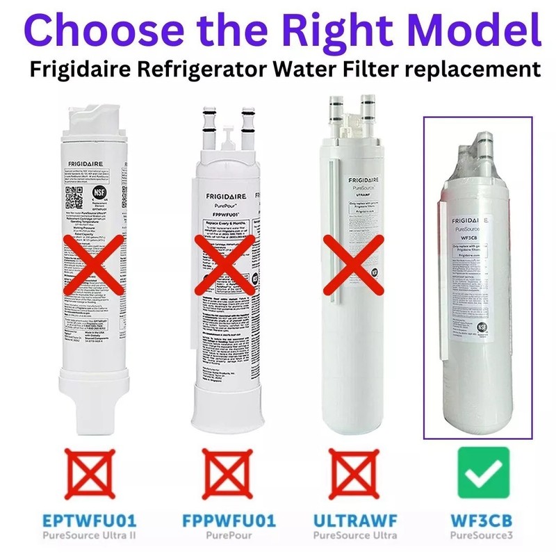 4 PACK Frigdaire WF3CB PureSource 3 Refrigerator Water Filter Sealed US New gallery