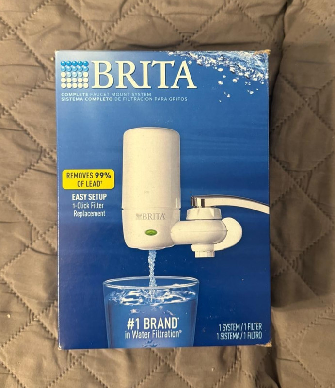 Brita Basic Kitchen Sink On Tap Faucet Water Filter System Filtration Purifier