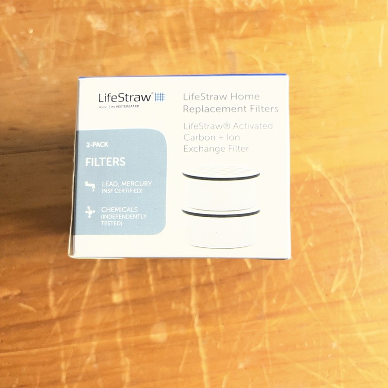 LifeStraw Home Activated Carbon Water Pitcher Replacement Filter *Only 1 In box*