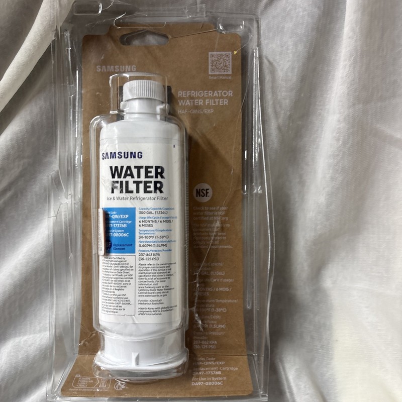1PACK Genuine Samsung DA97-17376B HAF-QIN/EXP REFRIGERATOR Water Filter US Stock