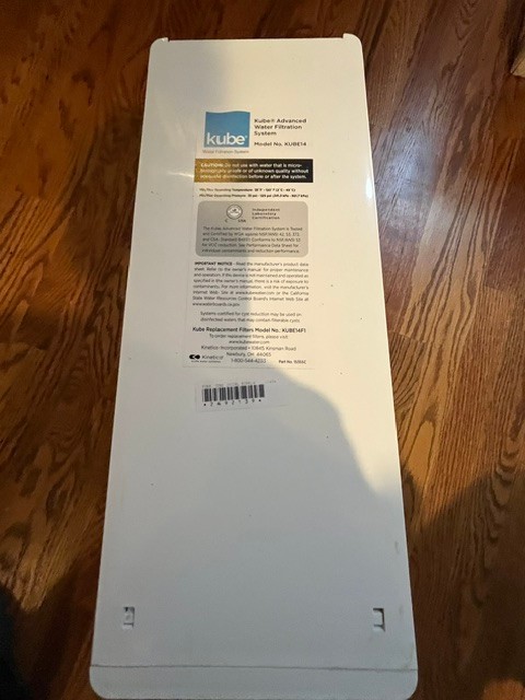 Kinetico Kube KUBE14 advanced water filtration system new in box-(no filters) gallery