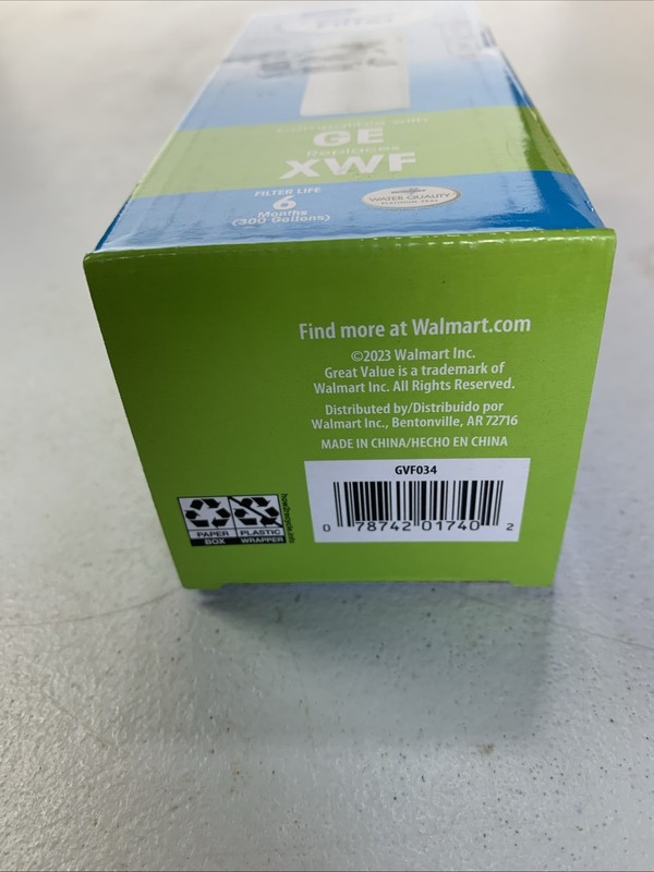 GE Refrigerator Water Filters XWF GREAT VALUE NEW SEALED 6 MONTH 200 GAL gallery