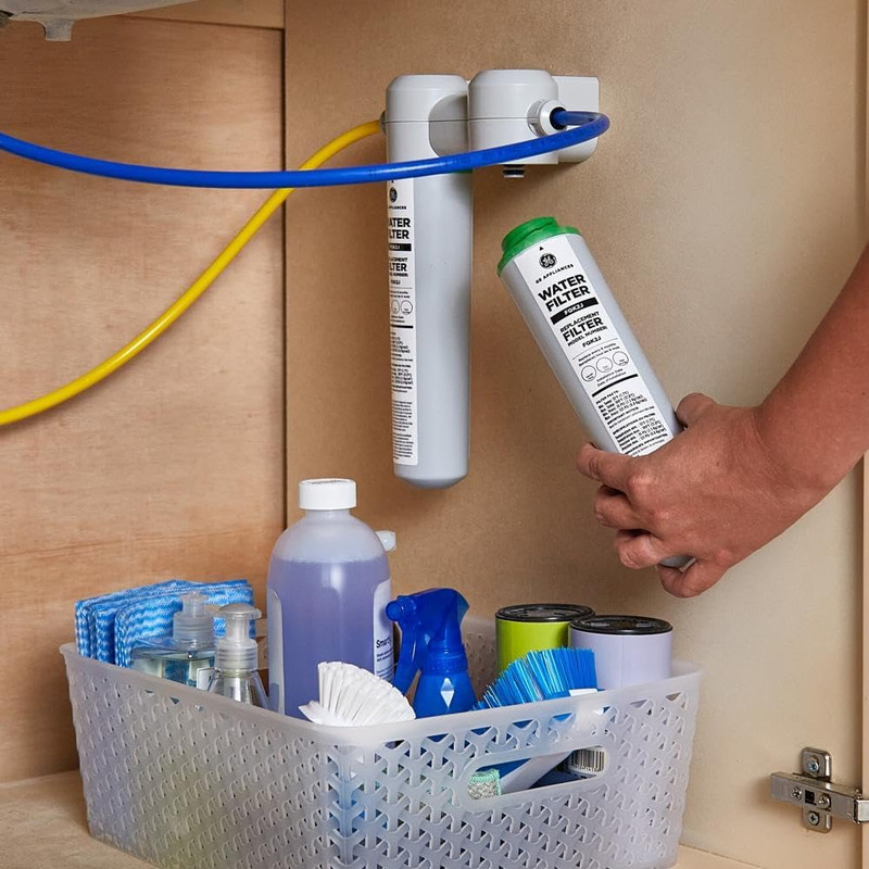 FQK2J under Sink Water Filter Replacement | Dual Flow | Reduces Sediment, Rust & gallery