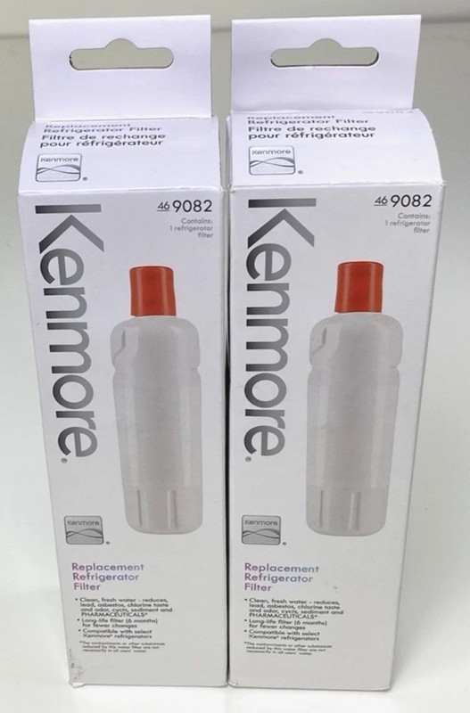 2- New, 9082 Replacement Refrigerator Filter Kenmore 46-9082,46-9903, Free Ship