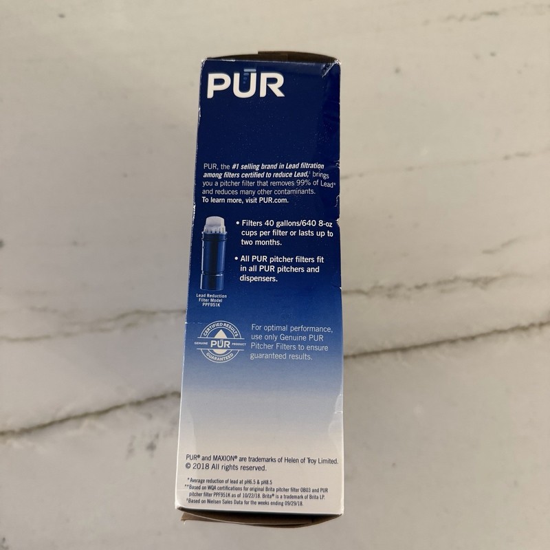 NEW PUR Max ion PPF951K 3X Replacement Filter 3 Count Blue Pitcher Dispenser gallery