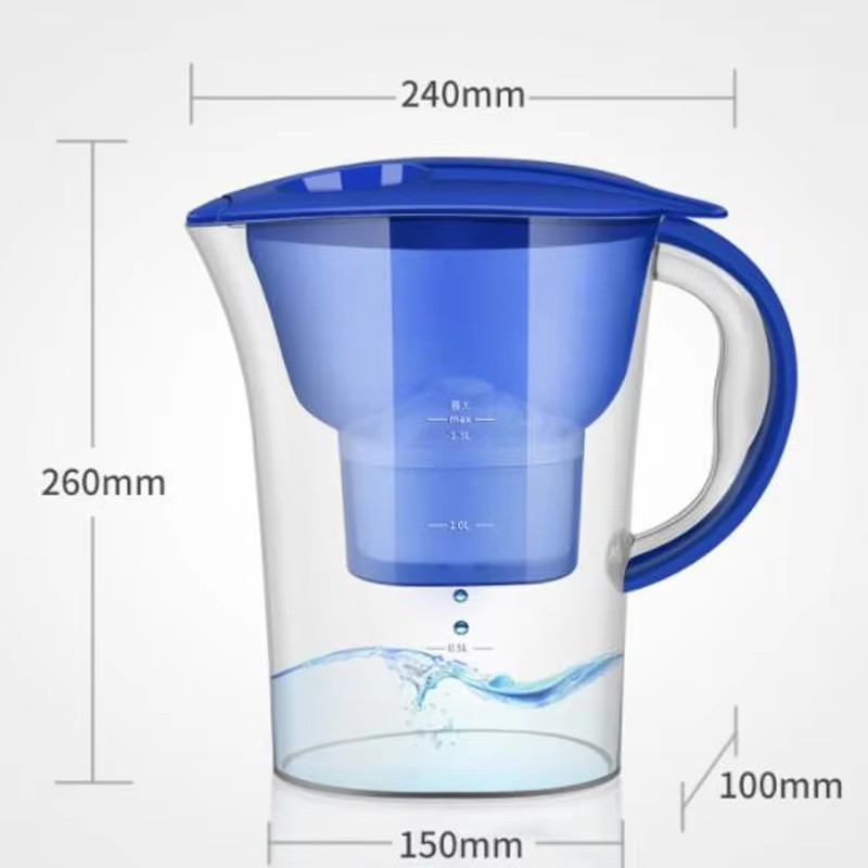 2.5L Water Purifier Kettle Capacity Water Filter FourLayer Filter Water Pitcher gallery