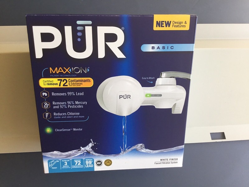 PUR Faucet Filtration System MAX ION PFM150W / New Basic White.