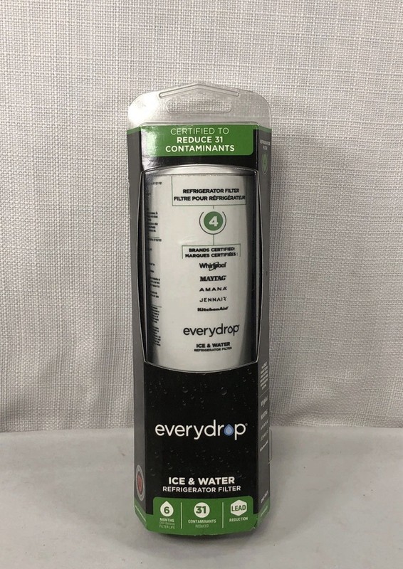 EveryDrop Water Filter 4 EDR4RXD1 Fridge Ice 6-Month, New Sealed