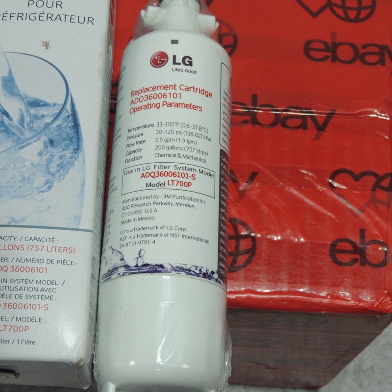 LG LT700P Replacement Refrigerator Water Filter OEM Genuine (ADQ36006101) gallery