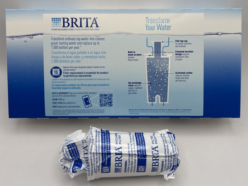 Brita SOHO Water Filtration System Pitcher WHITE 6 Cup NEW Plus 6 Extra Filters gallery