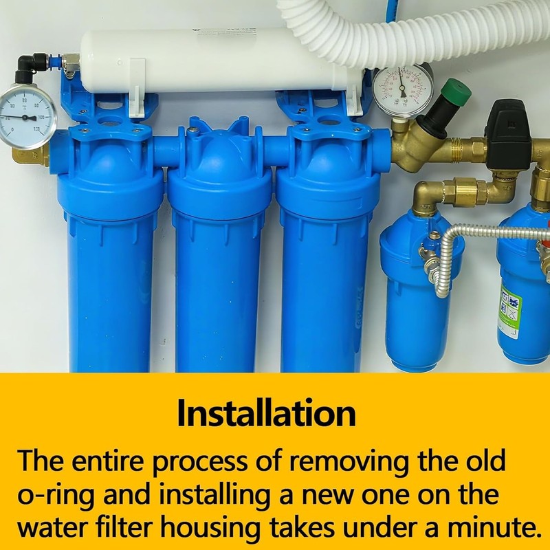 Reliable 5-Pack Water Filter Housing O-Rings - Compatible with Multiple Brands gallery