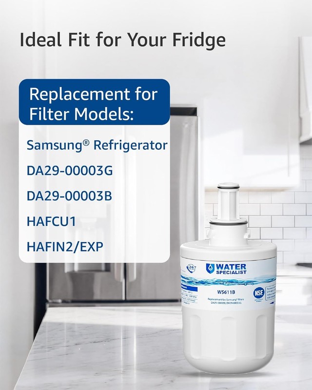 Replacement for Samsung DA29-00003G Refrigerator Water Filter by Waterspecialist gallery