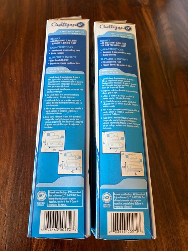 Lot of 2 -- Culligan 750R Filter Replacement Cartridge - NEW - OEM - Sealed gallery