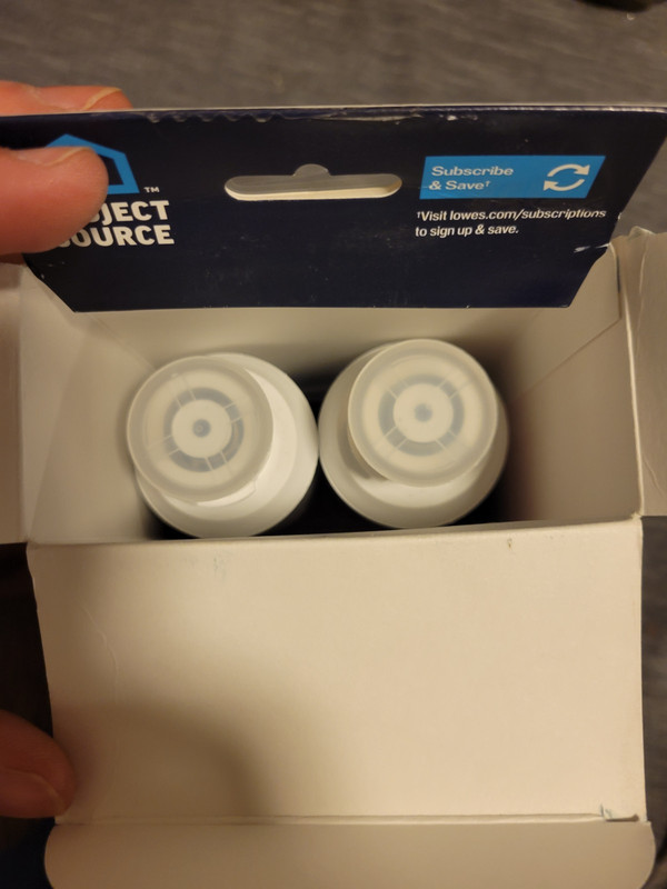 Project Source 2-Pack 6-Month Twist Refrigerator Water Filter S-2-2 #3846784 gallery