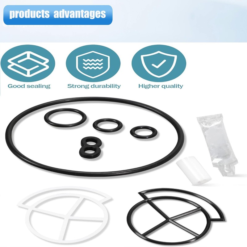 Yomaray 7129716 Water Softener Seal Kit OEM for 5 Screw Caps Replaces 7092163... gallery