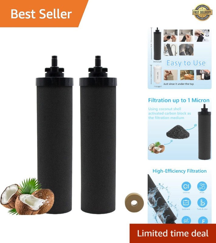 NSF Certified 2 Pack Berkey Filters – Removes Impurities & Bad Taste