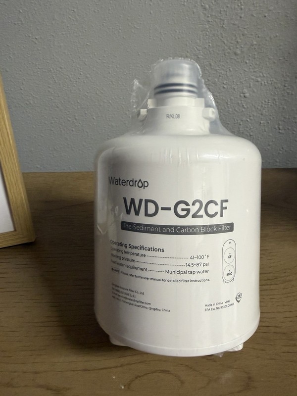 WD-G2CF Filter for Reverse Osmosis – Easy 3-Second Replacement (12- Life)