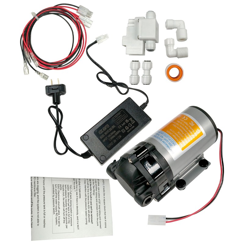 8800 Booster Pump Kit for up to 200 GPD RO Reverse Osmosis Water Filtration gallery