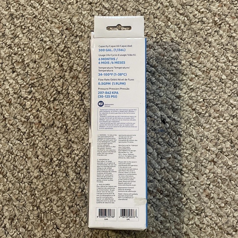 Samsung Refrigerator Water Filter For HAF-CIN/EXP - DA29-00020B - DA97-08006A-E gallery
