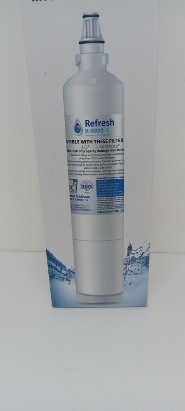 REFRESH REPLACEMENT REFRIGERATOR WATER FILTER R-9990-S FACTORY SEALED NEW IN BOX gallery