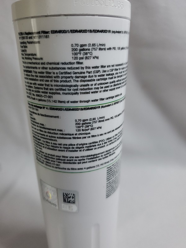 EveryDrop Refrigerator Ice & Water Filter 4 EDR4RXD1 New W/ No Box gallery
