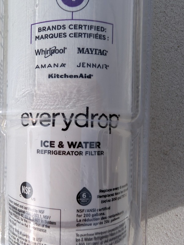 New and Sealed EveryDrop Ice and Refrigerator Water Filter Retail $57 gallery
