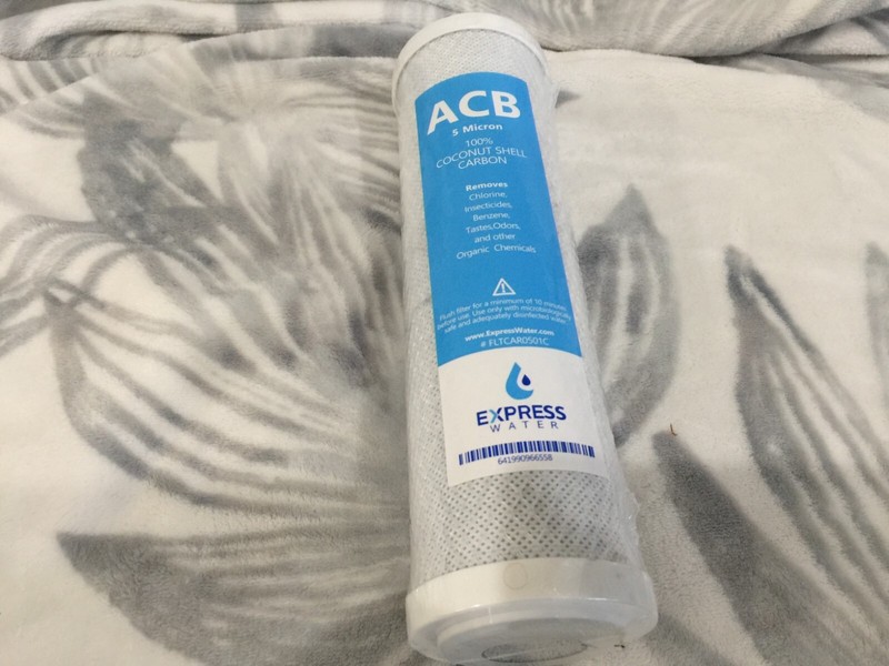 Activated Carbon Block ACB Water Filter Replacement 10 in 5 Micron New