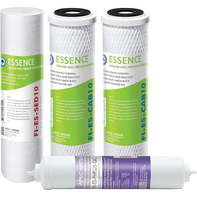 RO Water Filter System Replacement 6 Stage Pre Filters Alkaline Membrane 75GPD