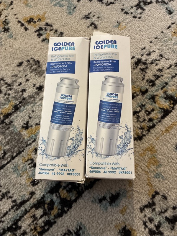 Golden ICEPURE RWF0900A Refrigerator Replacement Water Filter (2 pack)