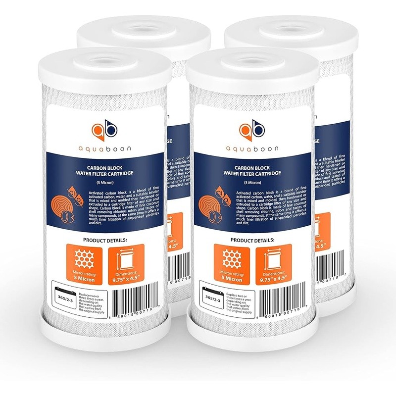 10 x 4.5 Whole House Carbon Filter Cartridge Removes Chlorine Odors Impurities