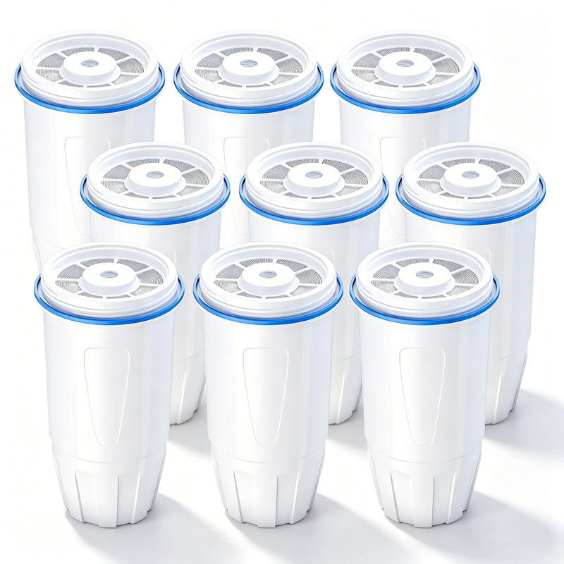 9 Pack ZR-001 Water Filter Replacement for ZR-017 ZP-006 Multi-Stage Filter