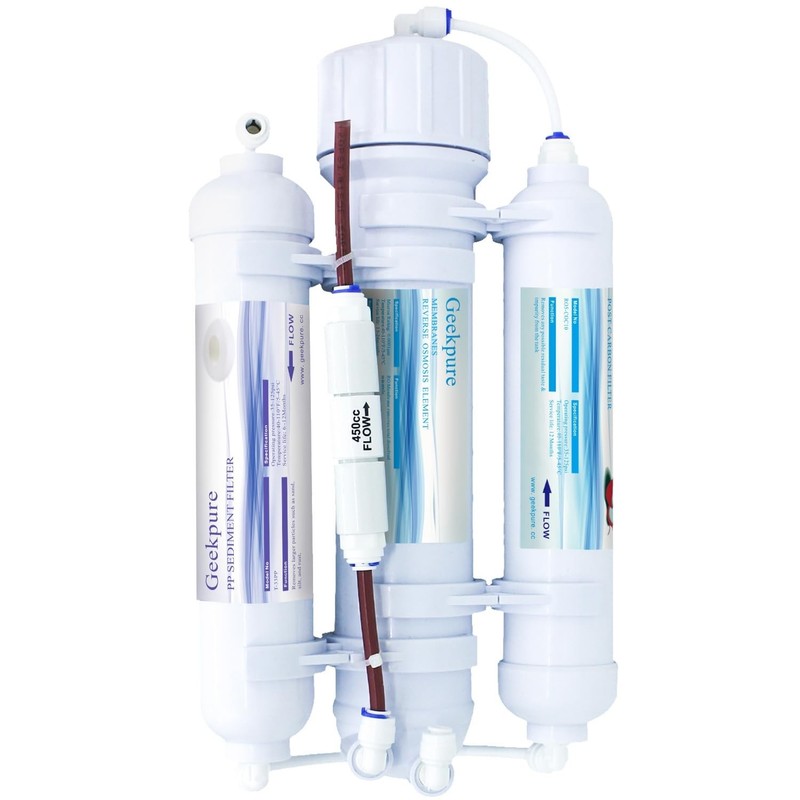3-Stage Portable Aquarium RO Water Filter System - 100 GPD Reverse Osmosis Syste gallery