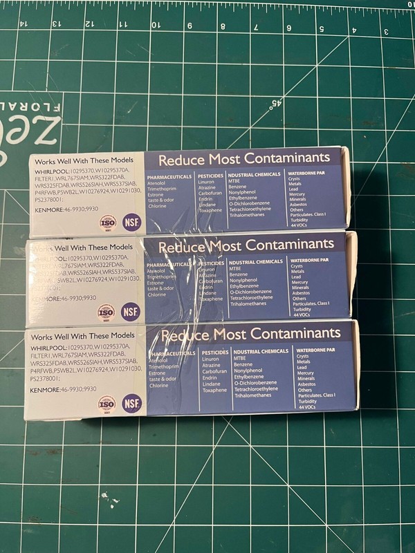 Acmipure Refrigerator Water Filter: Works with multiple brands. Set of three. gallery