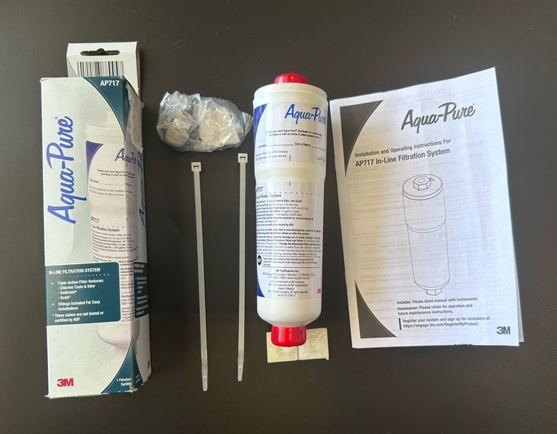 3M Aqua Pure In Line replacement triple action 5 micron water filter model AP717