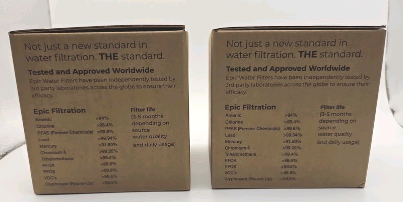 Epic Replacement Filter Compatible With Epic Pure Water Pitcher NEW LOT OF 2 gallery