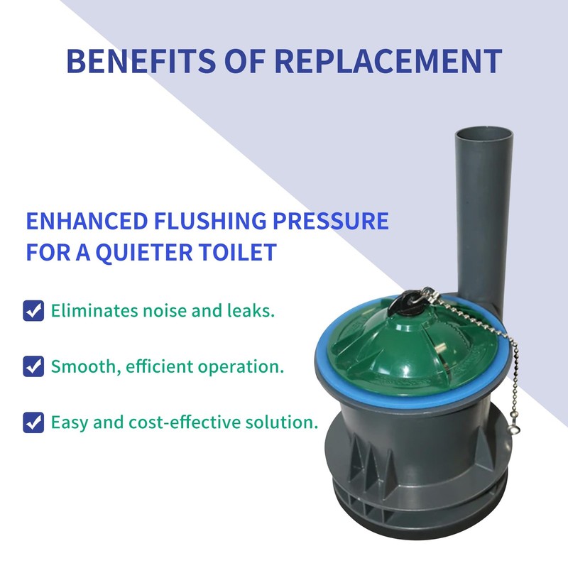 Flush Valve Seal for American Standard and Eljer Toilets, 3-Pack Upgraded Sil... gallery