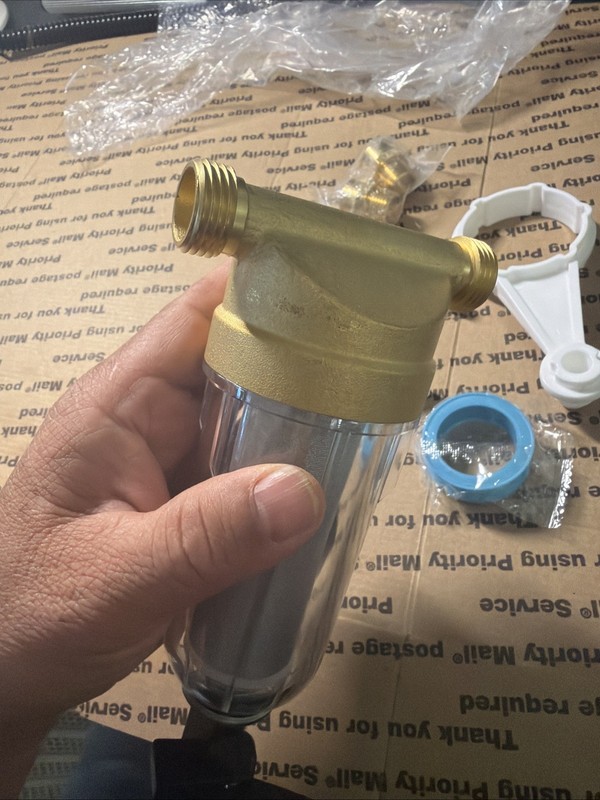 Water Pre-Filter System Whole House Sediment Water Filter 1/2”-3/4", 40-60μm gallery