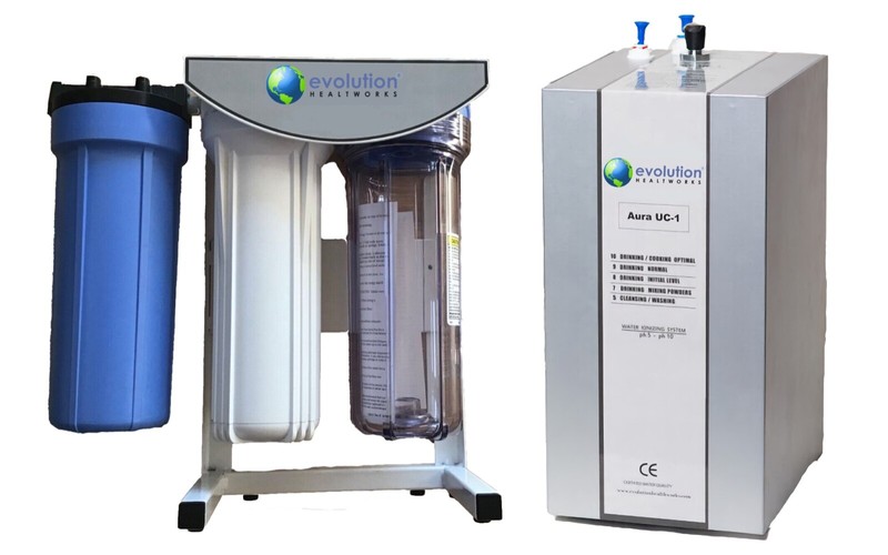 Evolution Healthworks UC-1 ~ Computer Water Restructuring + Whole Home WH-2