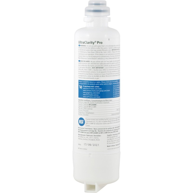 3x UltraClarity 11034152 fits Bosch Thermador GAGGENAU Refrigerator Water Filter gallery