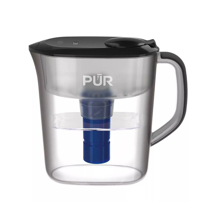 11-Cup Water Pitcher – BPA-Free, Dishwasher Safe, 40-Day Filter Life